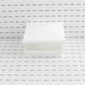 4" Sq. Neptune Scallop Lens Low Voltage LED Lighted Vinyl Post Cap for Vinyl Fence and Railing (Cool White) White