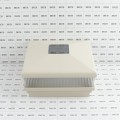5" Sq. Neptune Scallop Lens Solar LED Lighted Vinyl Post Cap for Vinyl Fence and Railing (Almond)