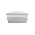 5" Sq. Neptune Scallop Lens Solar LED Lighted Vinyl Post Cap for Vinyl Fence and Railing (White)