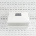 5" Sq. Neptune Scallop Lens Solar LED Lighted Vinyl Post Cap for Vinyl Fence and Railing (White)
