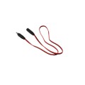 2' Outdoor Lighting Solar Accessory Light Wire Harness Extension Cable for Vinyl Fence and Railing