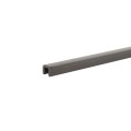 96" Under Rail U-Channel Lighting for Vinyl Fence and Railing (Black)