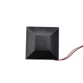 2" Sq. Ornamental Downward Low Voltage LED Lighted Post Cap - 1744B-5K - Black