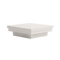LMT 2.5" Sq. Ornamental Downward Low Voltage Light Post Cap (Textured White)