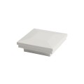 2 1/2" Sq. Ornamental Downward Low Voltage LED Lighted Vinyl Post Cap for Vinyl Fence and Railing (Cool White)