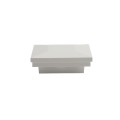 2 1/2" Sq. Ornamental Downward Low Voltage LED Lighted Vinyl Post Cap for Vinyl Fence and Railing (Cool White)