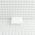 3" Sq. Ornamental Downward Low Voltage LED Lighted Vinyl Post Cap for Vinyl Fence and Railing (Warm White) White