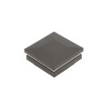 2” Sq. Ornamental Low Voltage LED Lighted Vinyl Post Cap for Vinyl Fence and Railing (Cool White) Textured Black