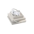 2" x 2" Ornamental Low Voltage (Cool White LED) Light Post Cap - Textured White