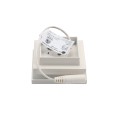 2" x 2" Ornamental Low Voltage (Cool White LED) Light Post Cap - Textured White