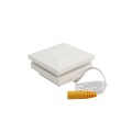 2” Sq. Ornamental Low Voltage Post Cap - 1748W - White