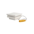 2” Sq. Ornamental Low Voltage Post Cap - 1748W - White