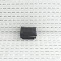 2 1/2" Sq. Ornamental Low Voltage LED Lighted Vinyl Post Cap for Vinyl Fence and Railing (Warm White) Black
