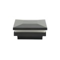2.5" Sq. Ornamental Low Voltage Post Cap with Color-Changing LED Lighting - Black