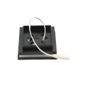 2.5" Sq. Ornamental Low Voltage Post Cap with Color-Changing LED Lighting - Black
