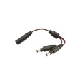 3.5" Sq. Ornamental Low Voltage Post Cap with RGB Lighting & 2 Way Splitter | Black