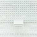 3.5" (3 1/2" x 3 1/2") Ornamental Low Voltage (Warm White LED) Lighted Vinyl Post Cap - White
