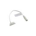 Ornamental Low Voltage Side Light for Vinyl Fence and Railing (Cool White) Black
