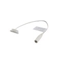 Ornamental Low Voltage Side Light for Vinyl Fence and Railing (Cool White) Black