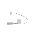 Ornamental Low Voltage Side Light for Vinyl Fence and Railing (Cool White) Black