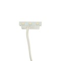 Ornamental Low Voltage Side Light for Vinyl Fence and Railing (Warm White) White