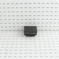 2? Sq. Ornamental Low Voltage LED Lighted Combo Vinyl Post Cap for Vinyl Fence and Railing (Warm White) Textured Black