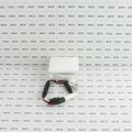2" Sq. Ornamental Low Voltage LED Lighted Combo Vinyl Post Cap for Vinyl Fence and Railing (Cool White) White