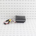 2 1/2" Sq. Ornamental Low Voltage LED Lighted Combo Vinyl Post Cap for Vinyl Fence and Railing (Warm White) Black (simple_unboxed)