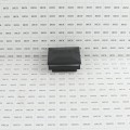 2 1/2" Sq. Ornamental Low Voltage LED Lighted Combo Vinyl Post Cap for Vinyl Fence and Railing (Cool White) Black
