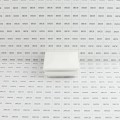 3" Sq. Ornamental Low Voltage LED Lighted Combo Vinyl Post Cap for Vinyl Fence and Railing (Warm White) White