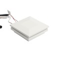 3 1/2" Sq. Ornamental Low Voltage LED Lighted Combo Vinyl Post Cap for Vinyl Fence and Railing (Cool White)
