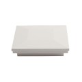 LMT 4" Sq. Ornamental Post Cap (Textured White)
