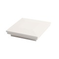 LMT 4" Sq. Ornamental Downward Low Voltage Light Post Cap (Textured White)