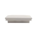 LMT 4" Sq. Ornamental Downward Low Voltage Light Post Cap (Textured White)