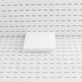 4" Sq. Ornamental Downward Low Voltage LED Lighted Vinyl Post Cap for Vinyl Fence and Railing (Cool White) White