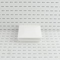 4" Sq. Ornamental Low Voltage LED Lighted Vinyl Post Cap for Vinyl Fence and Railing (Cool White) White
