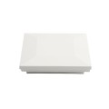 4 1/2" Sq. Ornamental Downward Low Voltage LED Lighted Post Cap - 1793W-5K - White