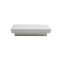 4 1/2" Sq. Ornamental Downward Low Voltage LED Lighted Post Cap - 1793W-5K - White