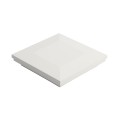 4 1/2" Sq. Ornamental Downward Low Voltage LED Lighted Post Cap - 1793W-5K - White