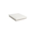 4 1/4" Sq. Ornamental Low Voltage LED Lighted Vinyl Post Cap For AZEK/TimberTech Post Sleeves (Low Gloss White)