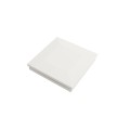 4 1/4" Sq. Ornamental Low Voltage LED Lighted Vinyl Post Cap For AZEK/TimberTech Post Sleeves (Low Gloss White)