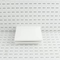 4 1/4" Sq. Ornamental Low Voltage LED Lighted Vinyl Post Cap For AZEK/TimberTech Post Sleeves (Low Gloss White)