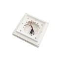 4 1/4" Sq. Ornamental Low Voltage LED Lighted Vinyl Post Cap For AZEK/TimberTech Post Sleeves (Low Gloss White)