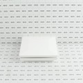 4 1/2" Sq. Ornamental Low Voltage LED Lighted Vinyl Post Cap for Vinyl Fence and Railing (Warm White) White