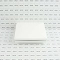 4 1/4" Sq. Ornamental Low Voltage LED Lighted Combo Vinyl Post Cap For AZEK/TimberTech Post Sleeves (Warm White) (Warm White) Low Gloss White