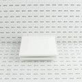 4 1/2" Sq. Ornamental Low Voltage LED Lighted Combo Vinyl Post Cap for Vinyl Fence and Railing (Cool White) White