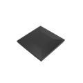 5" Sq. Ornamental Downward Low Voltage LED Lighted Vinyl Post Cap for Vinyl Fence and Railing (Warm White) Black