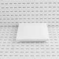 5.5" Sq. Ornamental Downward Low Voltage LED Lighted Vinyl Post Cap for Vinyl Fence and Railing (Cool White) White