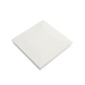5" Sq. Ornamental Low Voltage LED Lighted Vinyl Post Cap for Vinyl Fence and Railing (Warm White)  White