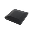 5 1/2" Sq. Ornamental Low Voltage Post Cap For AZEK/TimberTech® Post Sleeves - LMT 1803 (Low Gloss Black)